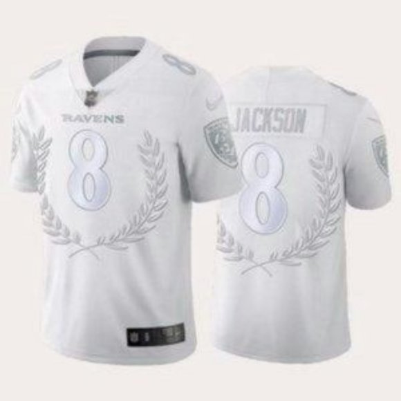 lamar jackson jersey white